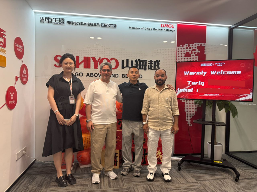 Group photo with clients at SAHIYOO studio - Explore the Changan rv authorization for the six GCC countries with us.